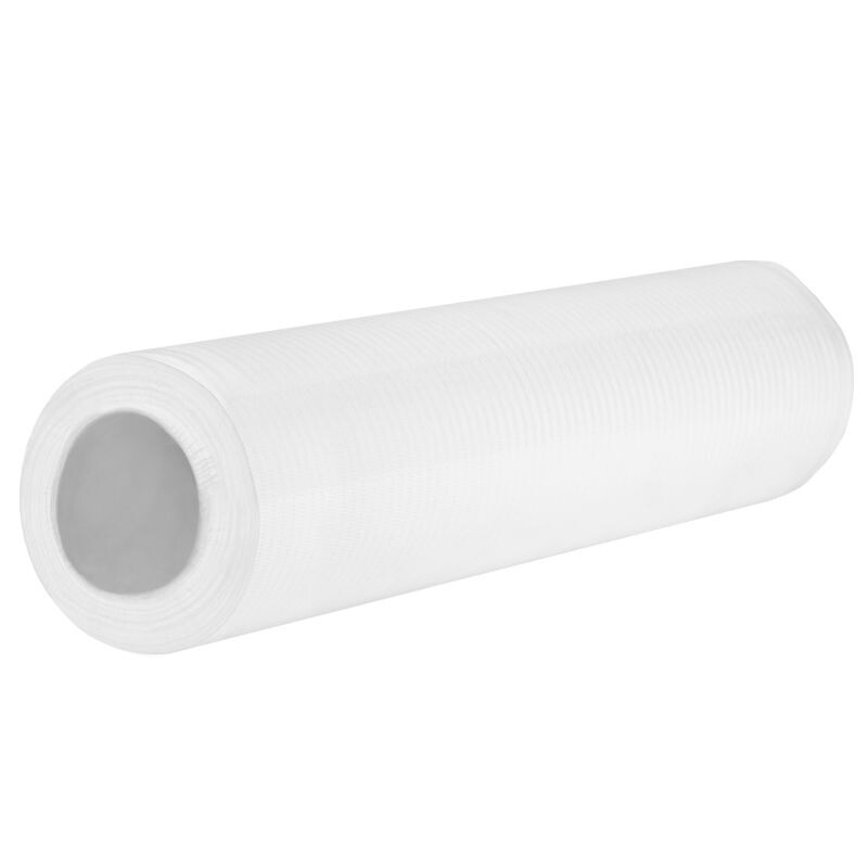 Engangsunderlag på rulle 33 cm x 19,2 m perforeret, hvid, 40 ark