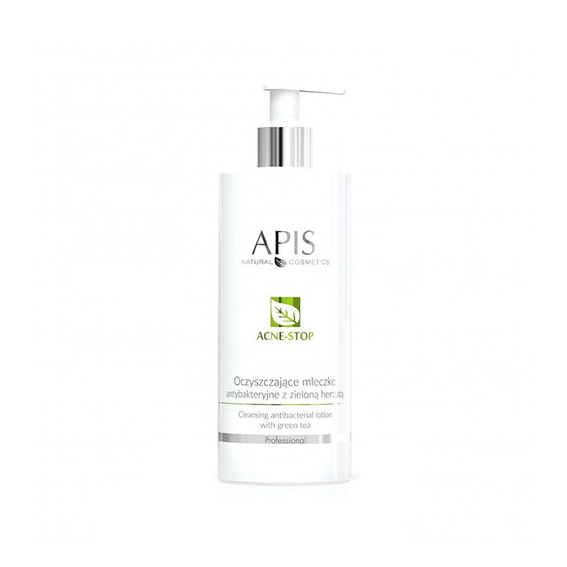 Apis Acne-Stop rensemælk med grøn te 500 ml