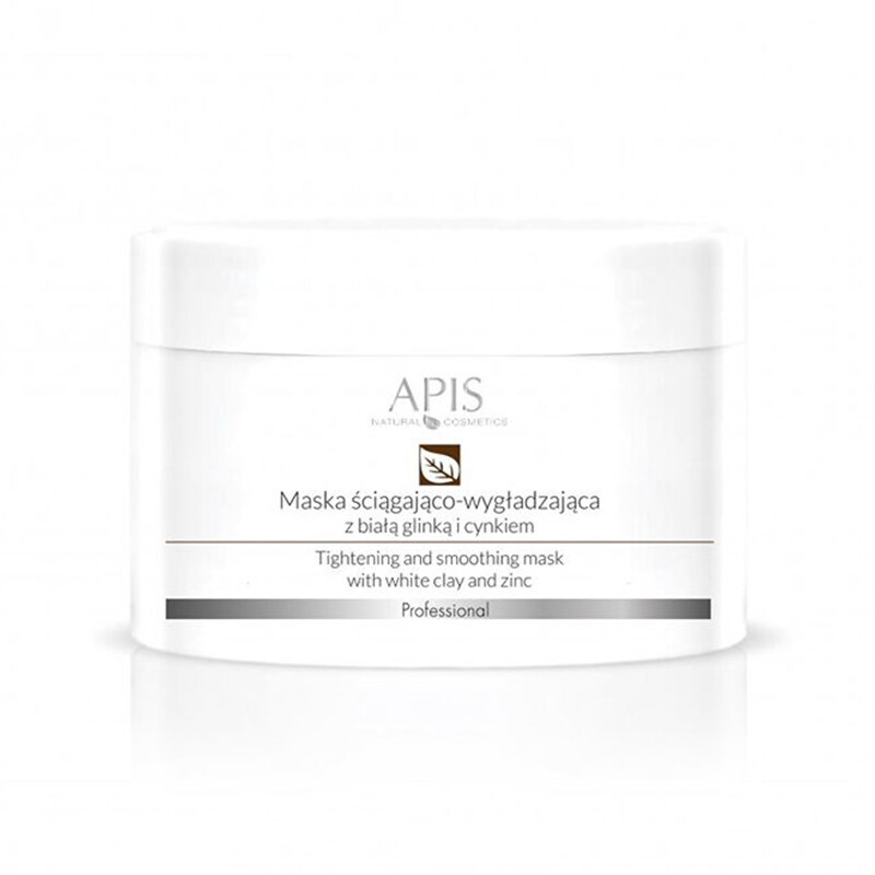 Apis Astringent and Smoothing Mask sammentrækkende maske med hvidt ler og zink 200 ml