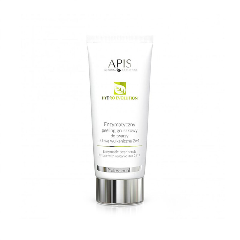 Apis Hydro Evolution enzympeeling 2-i-1 med pære og vulkansk lava 200 ml