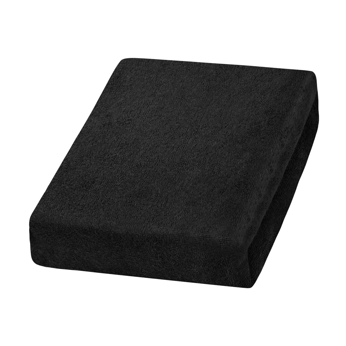ACTIVESHOP Black Terry Cloth Fitted Cover for Massage Table 60 x 190 cm