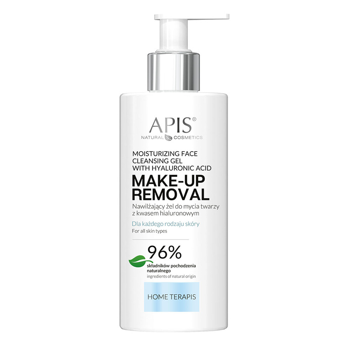 Apis Moisturizing Face Wash Gel fugtgivende rensegel med hyaluronsyre 300 ml