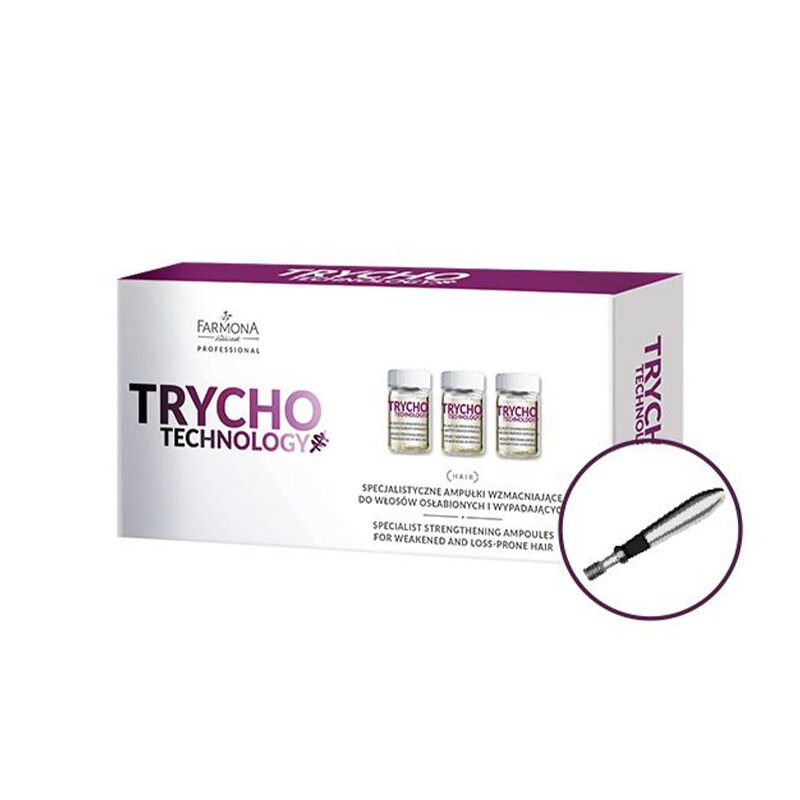 Farmona Trycho Technology styrkende ampuller til tyndt og svagt hår 10 x 5 ml