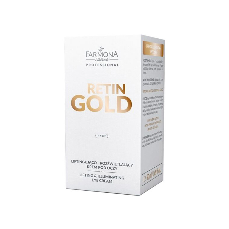 Farmona Retin Gold løftende og lysnende øjencreme 50 ml