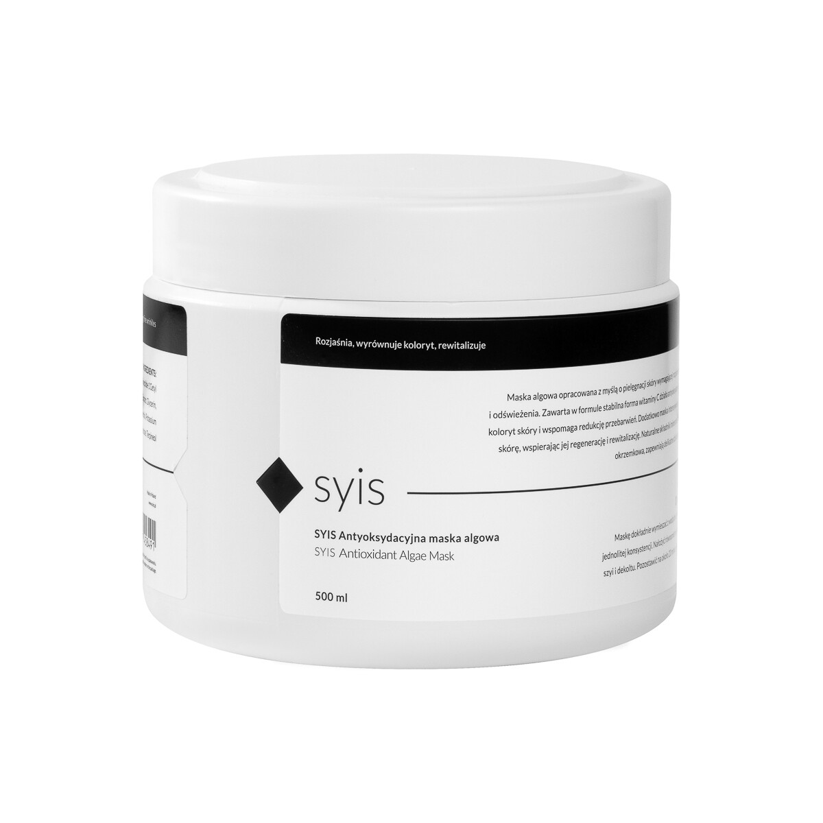 Syis Antioxidant Algae Mask algemaske med C-vitamin 500 ml