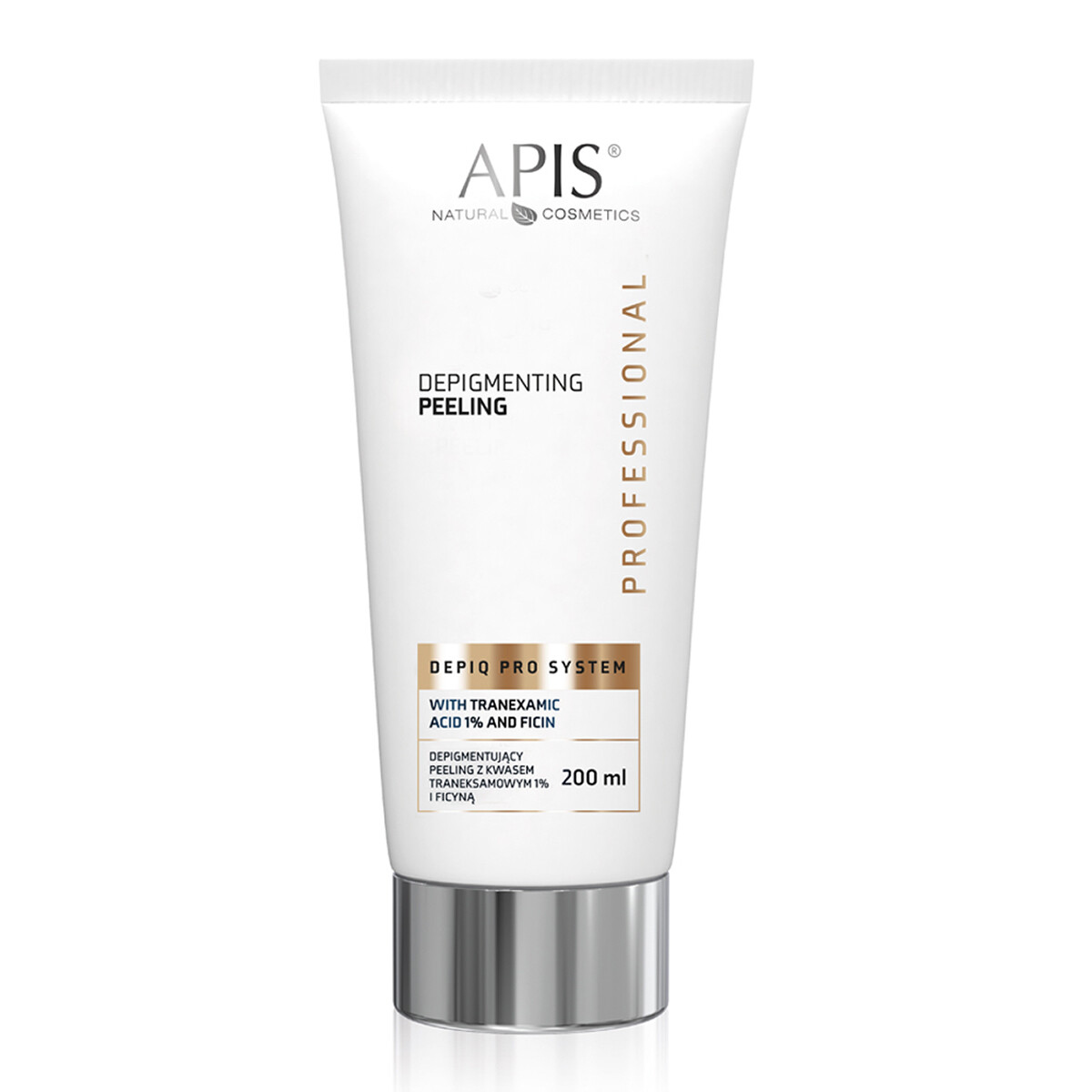 Apis Depiq Pro System Depigmenting Peeling peeling med tranexamsyre 1 % og ficin 200 ml