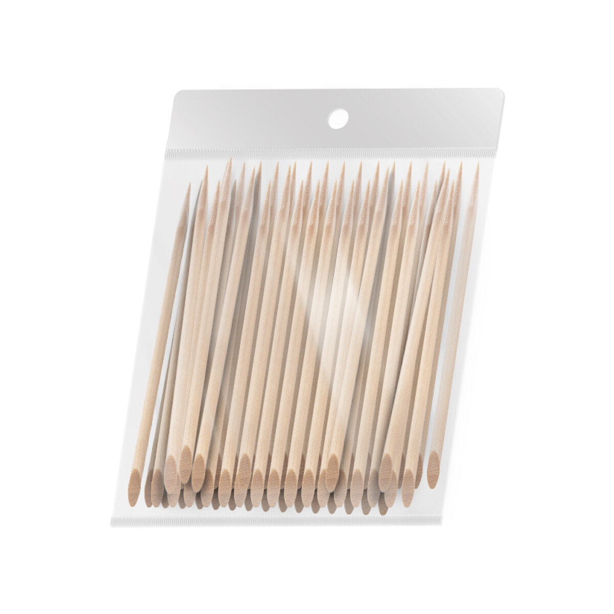 Activeshop OCHO NAILS Neglebåndspinde i træ 11,5 cm 100 stk.