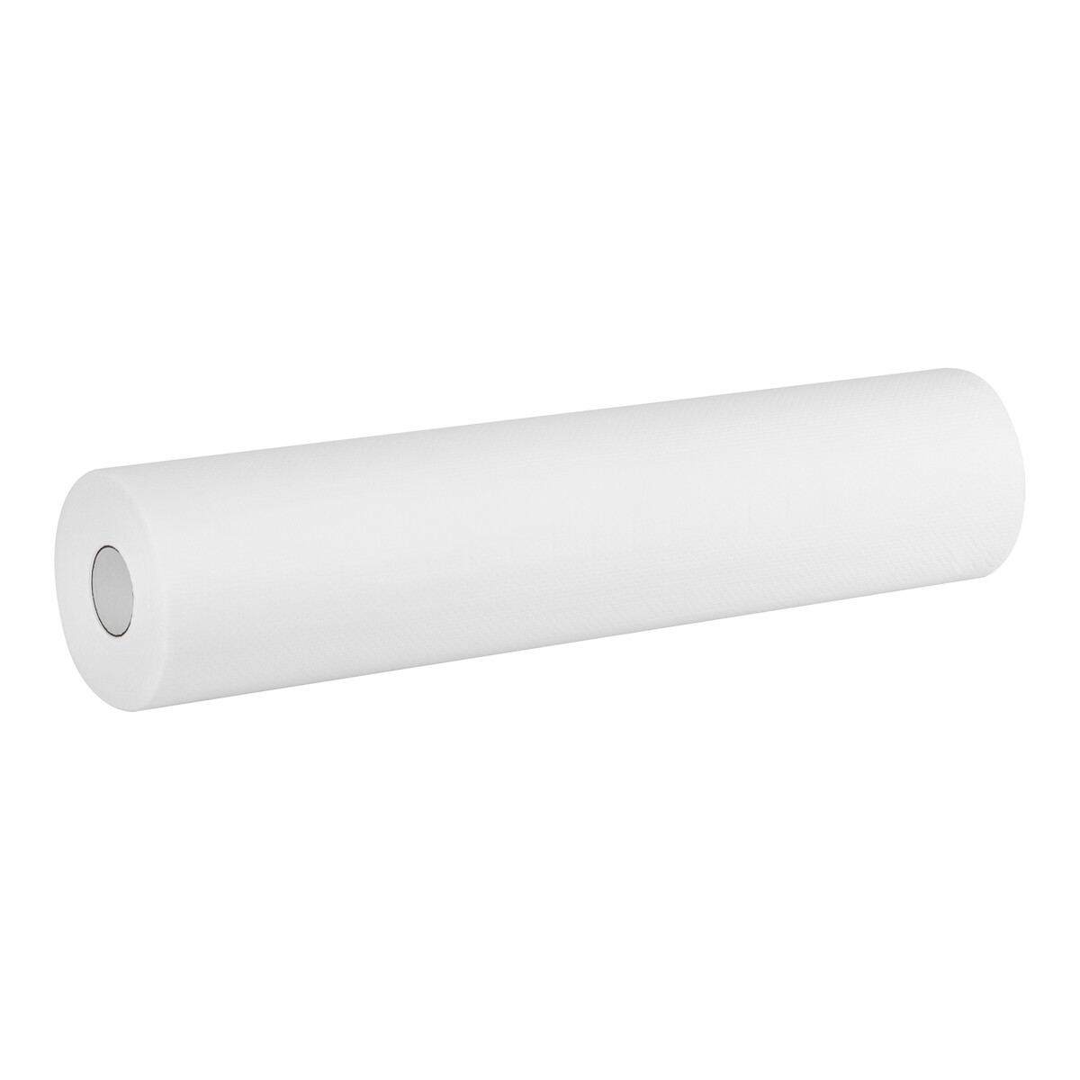Engangsunderlag af lamineret papir på rulle 50 cm x 40 m perforeret, hvidt