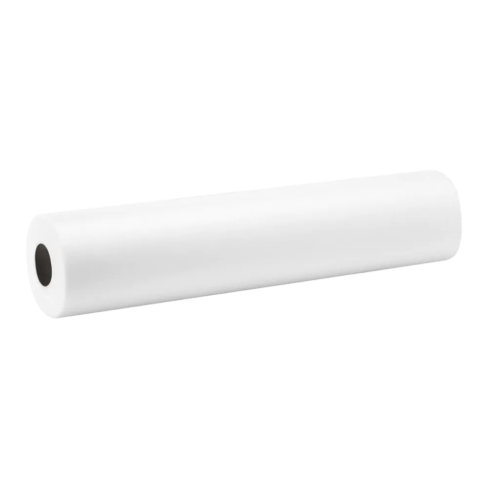 Engangsunderlag af non-woven på rulle 80 cm x 100 m 18g EKO, perforeret, hvidt