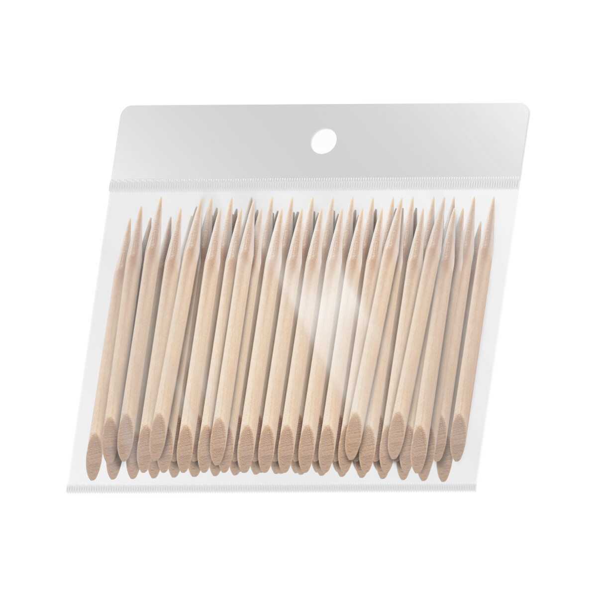 Activeshop OCHO NAILS Neglebåndspinde i træ 6,5 cm 100 stk.