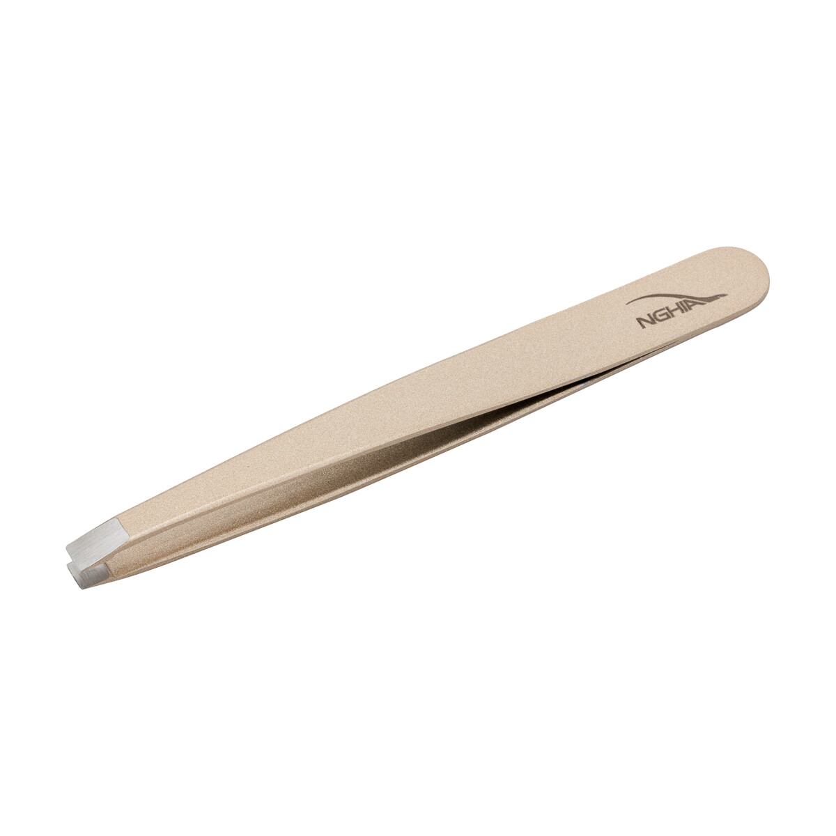 Nghia Export N.404 pincet med lige spids, guld, 9,5 cm