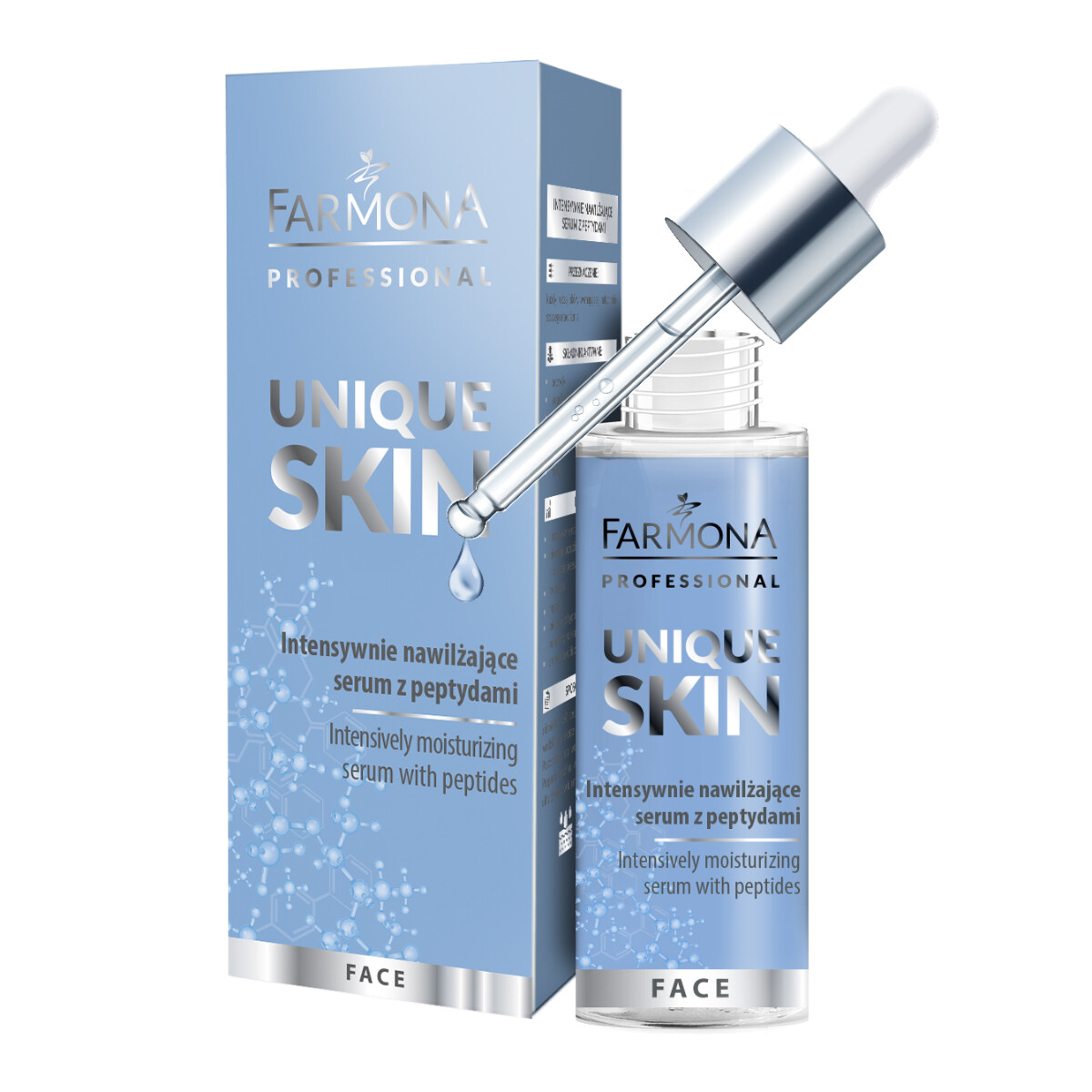 Farmona Unique Skin Intensive Moisturizing Serum Peptides fugtgivende serum med peptider 30 ml