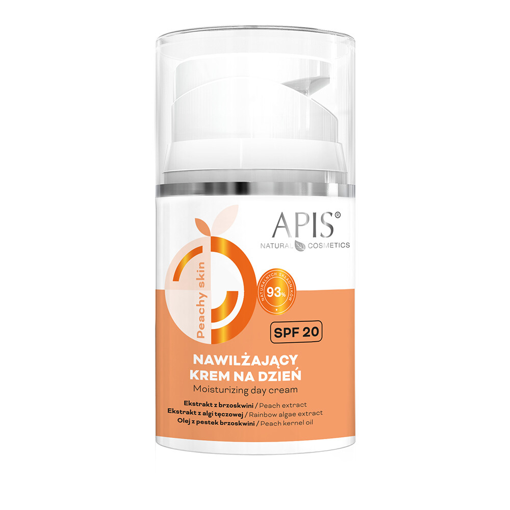 Apis Peachy Skin fugtgivende dagcreme SPF 20 50 ml