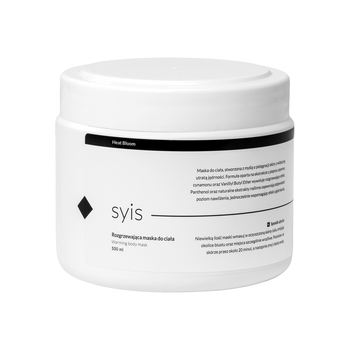 Syis Heat Bloom varmende kropsmaske 500 ml