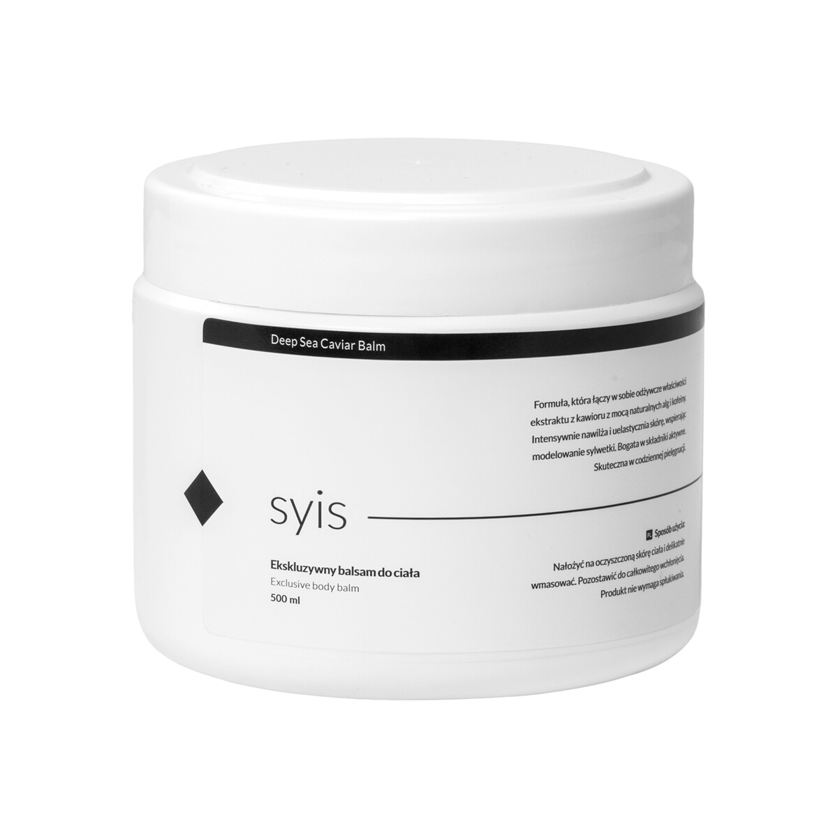 Syis Deep Sea Caviar Balm kropsbalsam med kaviarekstrakt 500 ml