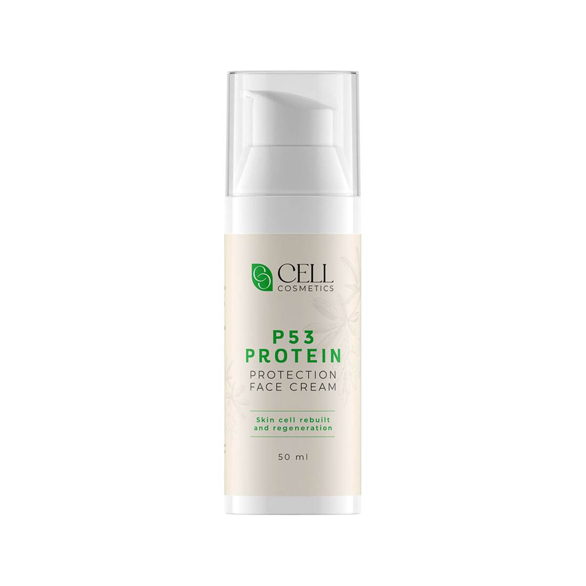 Cell Cosmetics P53 Protection Face Cream fugtgivende ansigtscreme 50 ml