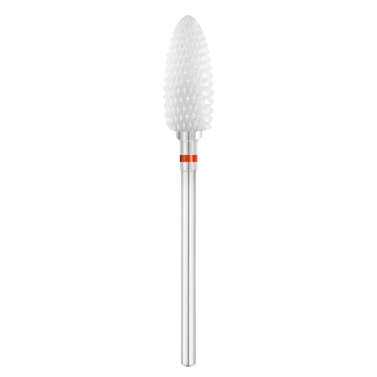EXO PRO keramisk fræser, oval Ø6,0 mm bit til neglefræser, fin (rød)