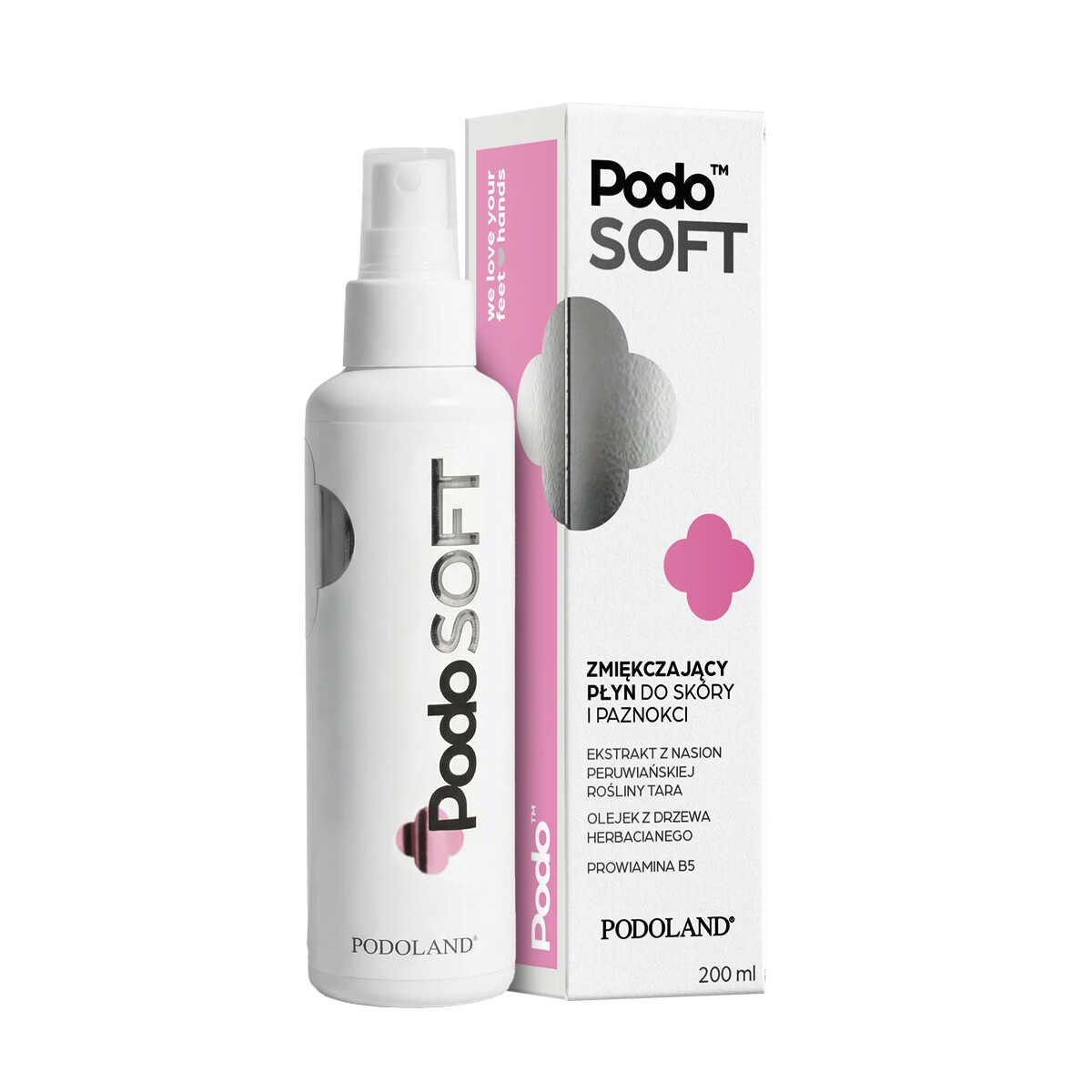 Activeshop Podoland PodoSoft blødgørende væske til hud og negle, 200 ml