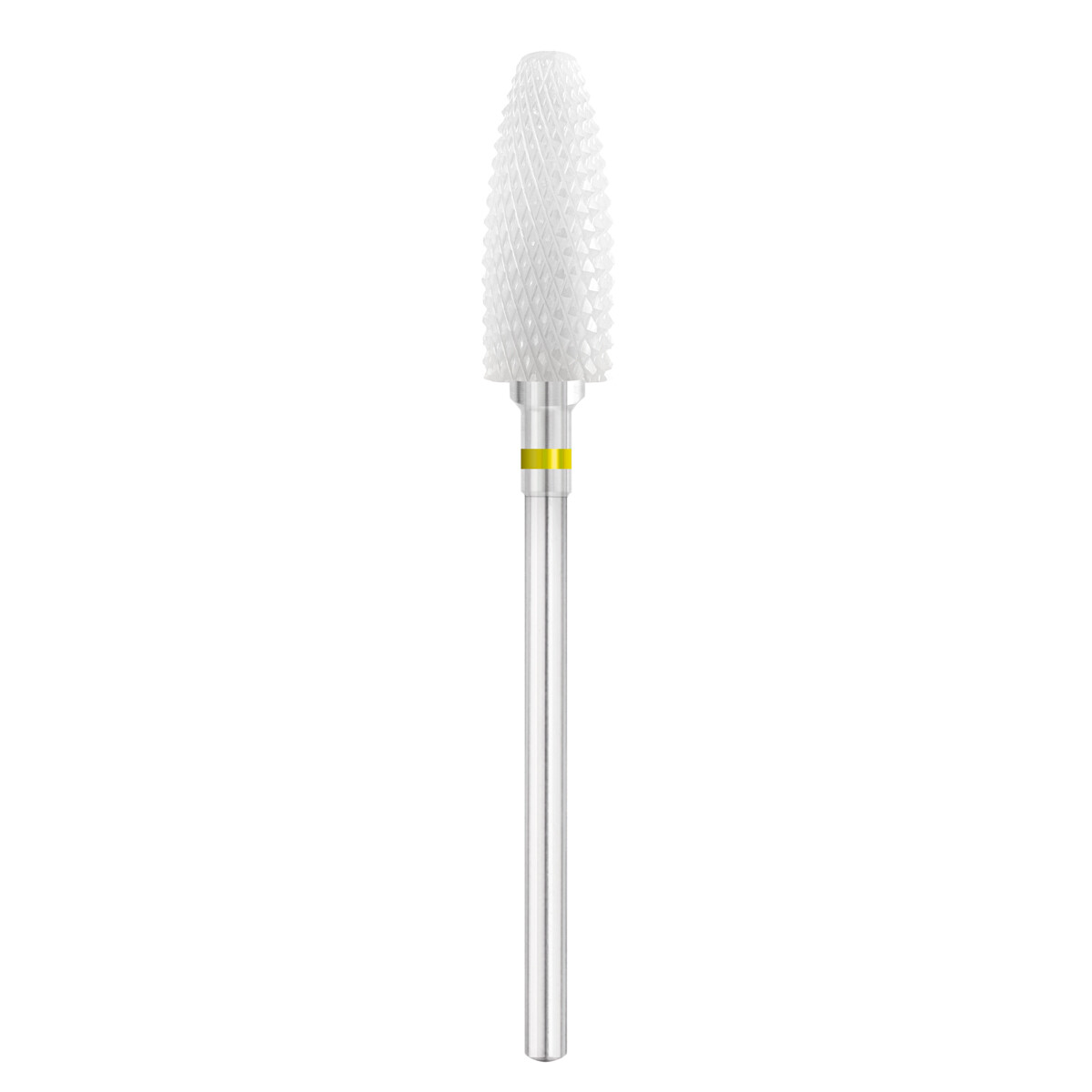 EXO PRO keramisk fræser, oval Ø6,0 mm bit til neglefræser, ekstra fin (gul)