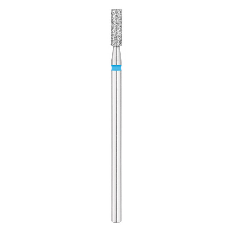 EXO PRO diamantfræser, cylinder Ø2,5 mm bit til neglefræser, medium (blå)