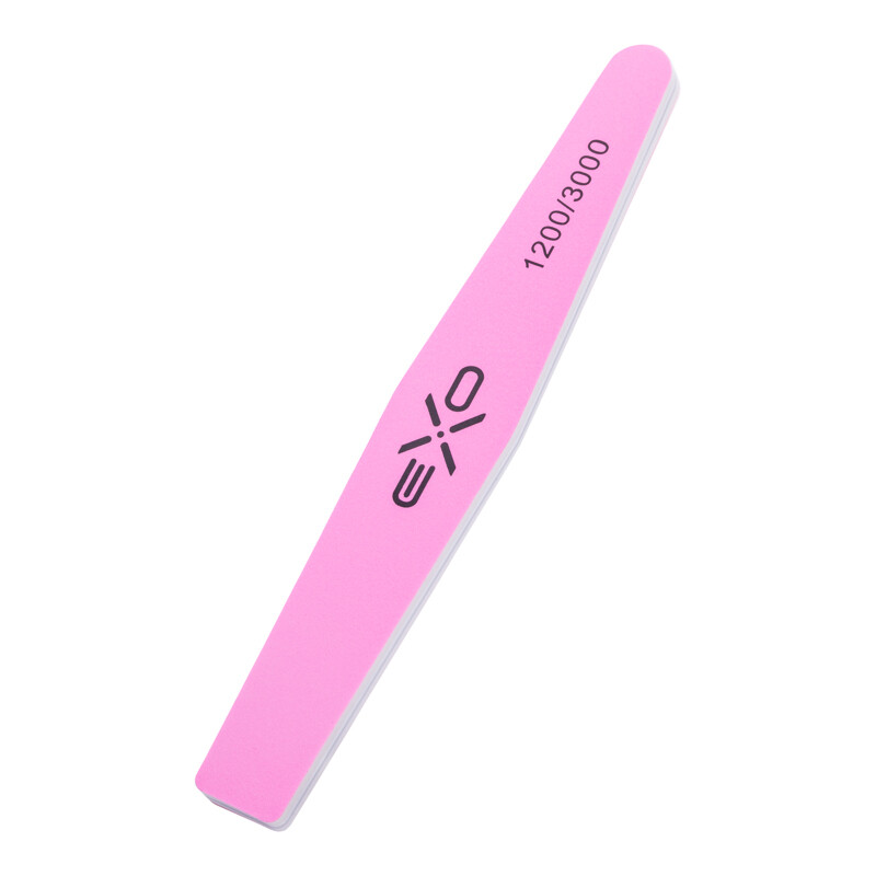 EXO polerblok rombe 1200/3000 til slutpolering af akryl og gel, 10 stk.