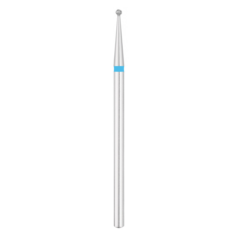 EXO PRO diamantfræser, kugle Ø1,4 mm bit til neglefræser, medium (blå)