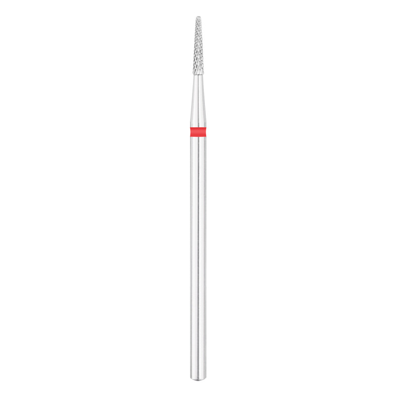 EXO Pro hårdmetalfræser, kegle Ø 1,6 mm, L 8,0 mm, fin (rød)