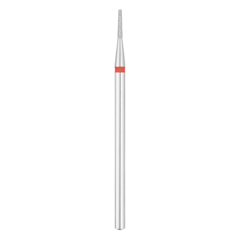 EXO PRO diamantkegle 1,2 mm fræserbit til neglefræser, fin (rød)
