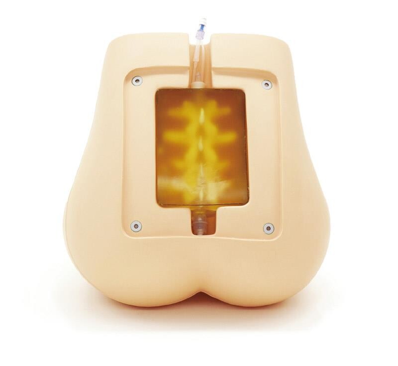 Ultralydskompatibel simulator til lumbalpunktur og epidural